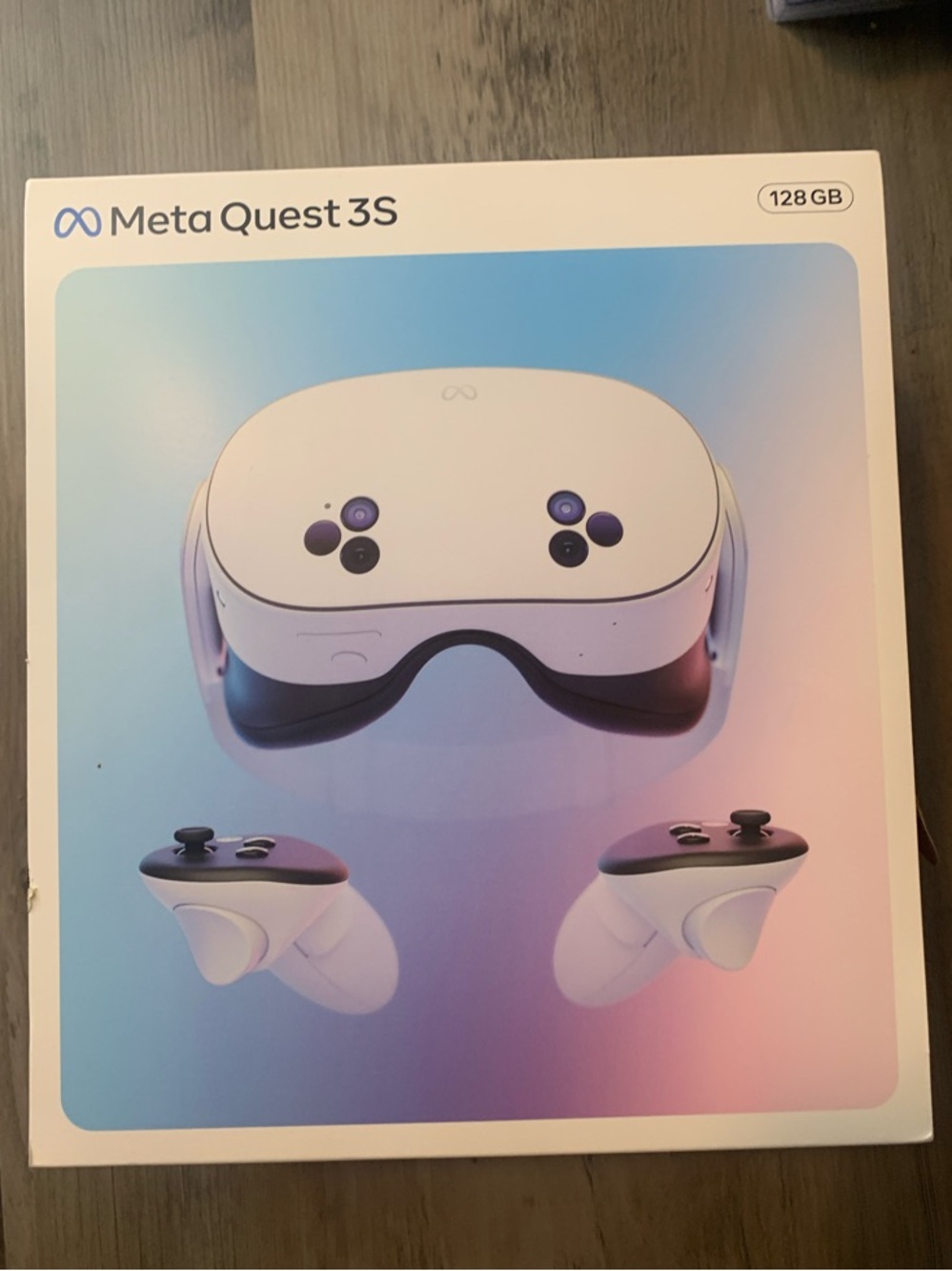 Meta Quest 3S VR Headset - White/Purple Accent (128GB)